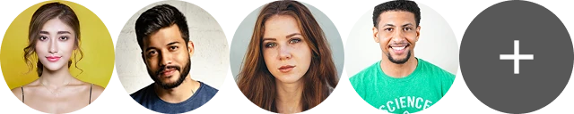 Sample member avatars